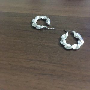 Ricki's Silver hoop earrings